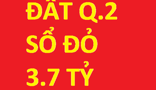 Đất Nền Q2 Giá Đầu Tư 3Ty7 Tc100% Xây Dựng Tự Do