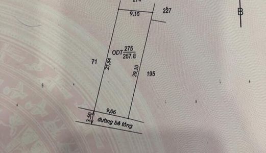 Bán Đất Kp 1, P.3, Tp Tây Ninh, 9.10 X 29M, Chỉ 15Tr/m2