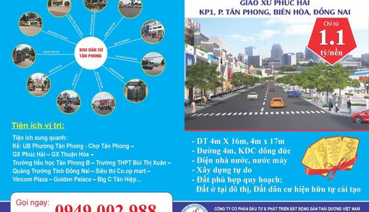 Cần Bán Gấp Căn Nhà Mặt Tiền Tai Tân Phong, Biên Hòa