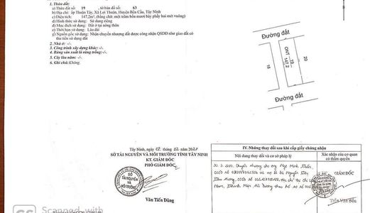 Vợ Chồng Tôi Kẹt Tiền Cần Bán Nhanh Lô Đất Ở Đường Xuyên Á, Quốc Lộ 22 Ở Bến Cầu, Tây Ninh Giá Rẻ