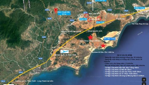 Đất Nền Sổ Đỏ Bình Thuận Đón Sóng Đầu Tư Cao Tốc Dầu Giây - Phan Thiết