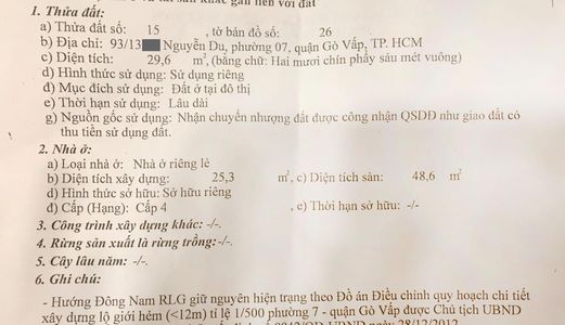 Cần Tiền Xoay Sở Kinh Doanh Nên Cần Bán Gấp Căn Nhà Khu Vực Tphcm