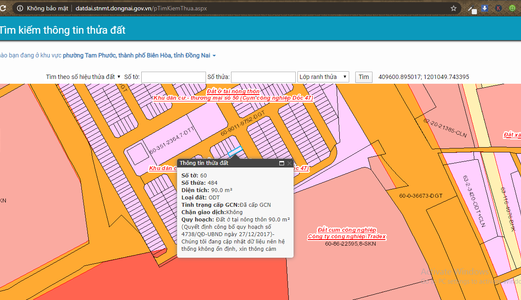 90M2 Tam Phước, Giá 1Ty2, Có Sổ.