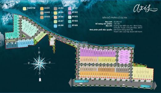 Đất Nền Dự Án Axis Hồ Tràm Ngay Ngã 4 Hồ Tràm, 21Tr/m2, Pháp Lý Chuẩn 1/500, Shr Sở Hữu Lâu Dài. 