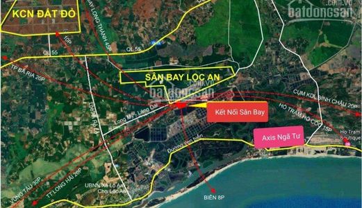 Đất Nền Dự Án Axis Hồ Tràm Ngay Ngã 4 Hồ Tràm, 21Tr/m2, Pháp Lý Chuẩn 1/500, Shr Sở Hữu Lâu Dài. 