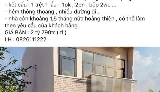 Bán Nhà Trệt 2 Lầu Đường Số 6 Khu Văn Hoá Tây Đô