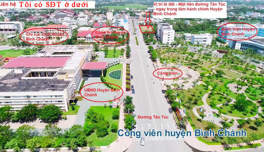 Đất Mt Tt.tân Túc H.bình Chánh 52-75M2 Giá Chỉ 65-75Tr/m2 Lh 090.1177.036 Minh