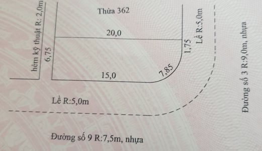 Bán Nền Góc 2 Mặt Tiền Khu Dân Cư Bình An