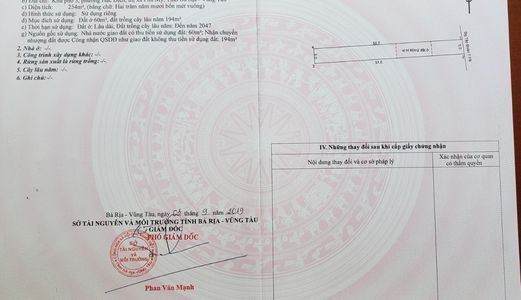 Bán Đất Sổ Hồng Liền Tay Gần Vòng Xoay Hắc Dịch, Tx Phú Mỹ 