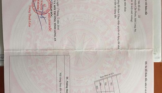 Cần Bán Lô Đất Thổ Cư,  Mặt Tiền Đường 15M Gần Chợ. 