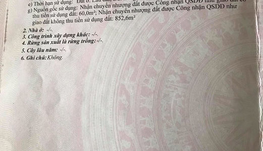 Bán Đất Mặt Tiền Đường Hoàng Văn Thụ, Cam Lâm 1627M2 Giá Rẻ Đầu Tư Chỉ 1,9Tr/m2