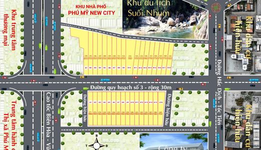 Đất 2 Mặt Tiền Đường 30M Chỉ 600 Triệu – Đất Ở Đô Thị Phú Mỹ