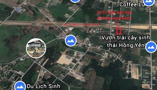 Bán Lô Đất Mặt Tiền Đường Song Hành Cao Tốc Bến Lức Long Thành