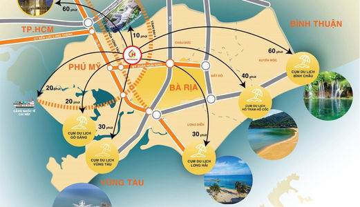 Siêu Hot Siêu Hot Bán Đất Thị Xã Phú Mỹ, Mặt Tiền Đường Mỹ Xuân- Ngãi Giao, Sổ Hồng Riêng, Giá Rẻ Như Cho!