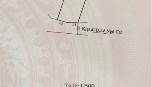 135M2 Đất Đầu Kiệt Ô Tô Lê Ngô Cát