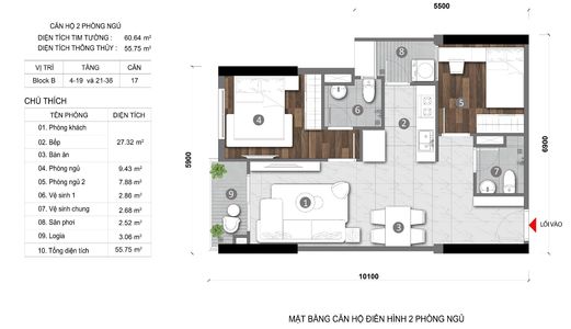 Thanh Toán Trước 200 Triệu, Sở Hữu Căn Hộ 2 Pn, Nội Thất Cao Cấp.
