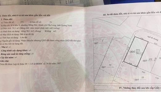  Bán Đất Sautrường Quang Trung,cột 5. Dt:50M2,mt:5M.h:đông Bắc. Oto Đỗ Cửa