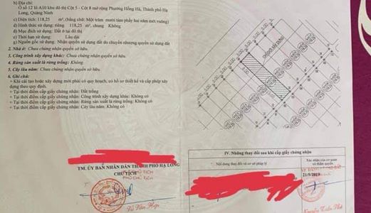 Bán Lô A10-12 Kđt C5-8 Mở Rộng. Dt:118.25M2,mt:5M.h:tay Bắc Rẻ Nhất Thị Trường