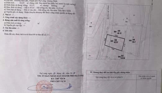  Bán Đất Thổ Cư Phố Đoàn Kết - Hà Lầm. Dt:60-62M2,mt:5M5 Oto Đỗ Cửa !!!