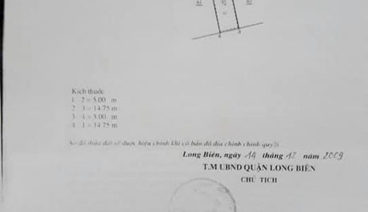 Nhà Đất Hiếm Ái Mộ, 75M2, Mặt Tiền 5M, Ngõ Thông Xe Tải Lớn, Giá 5.45 Tỷ