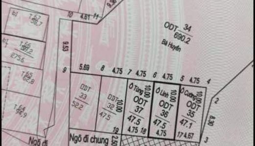 Bán Đất Thổ Cư Sau Sân Vận Động Hà Lầm.dt:47.5M2,mt:4.75M.h:tn Giá Rẻ !!!