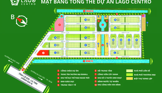 Đất Nề Sổ Đỏ Lago Centro Mặt Tiền Vành Đai 4 Tại Bến Lức Long An, Có Sổ Từng Lô Công Chứng Ngay.