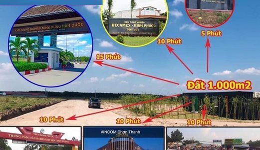 Đất 1000M2 Giá Chỉ 630 Triệu Gần Kcn Chơn Thành1-2_Bình Phước