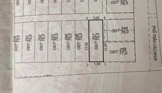 Bán Đất Ktx Kho Gạo,yết Kiêu. Dt:75M2,mt:5M.h: Nam Giá Hợp Lý !!!