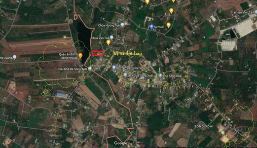 Bán Đất Xã Sông Xoài. Dt: 500 M2 (120 M2 Thổ Cư). Đường Nhựa 10M. Giá: 1.5 Tỷ
