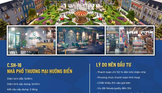 Shop House Mặt Biển Wonderland Hồ Tràm, Chỉ Từ 8.6 Tỷ, Thanh Toán 1%/tháng - Nhận Trong 2 Năm