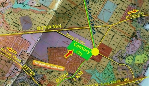Đất Mặt Tiền Đường Dt769, Dự Án Century City Long Thành