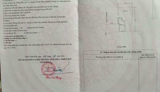 Bán Chung Cư Xuan Dieu ,trường An Tp Huế