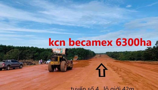 Bán Vài Lô Đất Tuyến Số 4, Khu Công Nghiệp Becamex, Đường Nhựa 28M, Sổ Hồng Riêng, Thổ Cư 