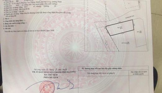 Bán Đất Khu Tđc Ruộng Rau Cao Thắng. Dt:60.9M2,mt:4.5M.h: Tây Nam !!!