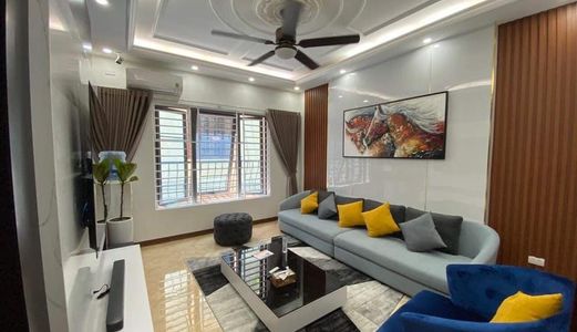 Nhà Nội Thất Sang Trọng,ô Tô, Trần Quốc Hoàn,cầu Giấy, Dt 45X5 Tầng,mt 4M